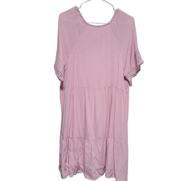 Pink boho short dress - Picture 2 of 9